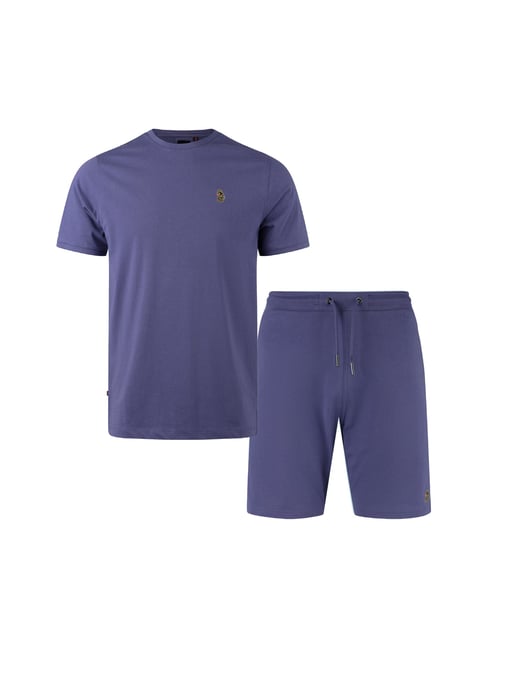Luke 1977 Mens Traffs T-Shirt and Short Set in Future Dusk - Image 4