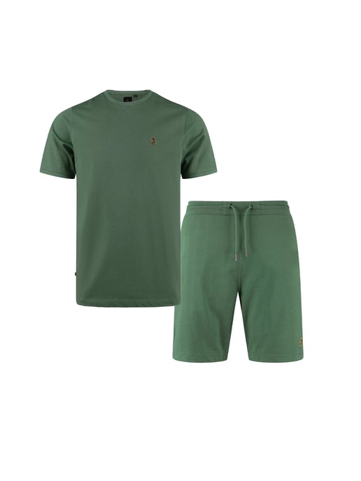 Luke 1977 Mens Traffs T-Shirt and Short Set in Myrtle - Image 4