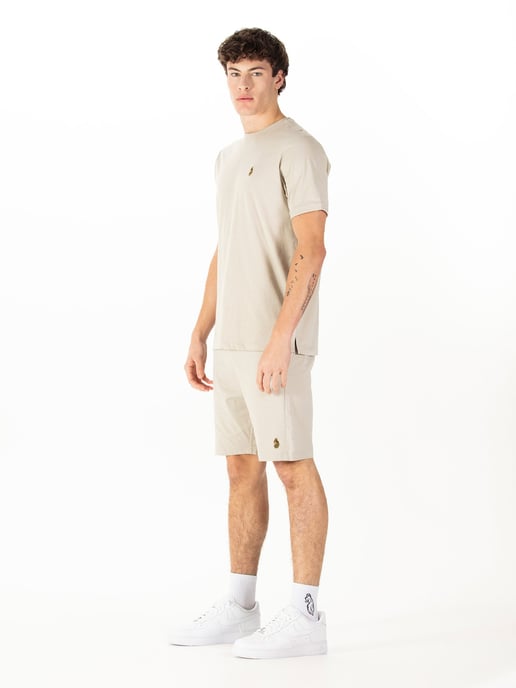 Luke 1977 Mens Traffs T-Shirt and Short Set in Stone - Image 2