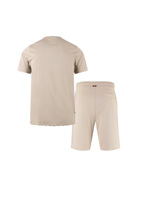 Luke 1977 Mens Traffs T-Shirt and Short Set in Stone - Image 5