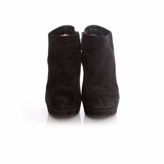 Prada, zwarte suède platformlaarzen. - Image 4