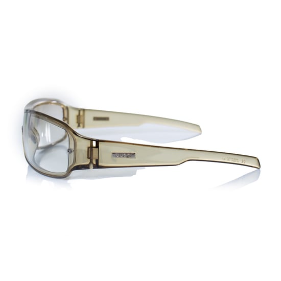 Gucci, Oliver green vintage shield sunglasses - Image 3