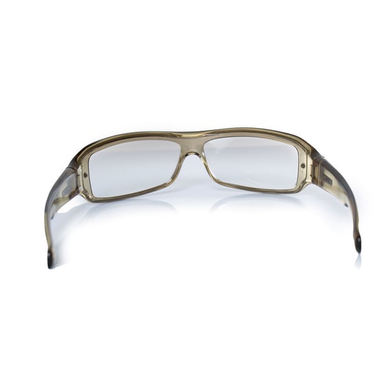Gucci, Oliver green vintage shield sunglasses - Image 4