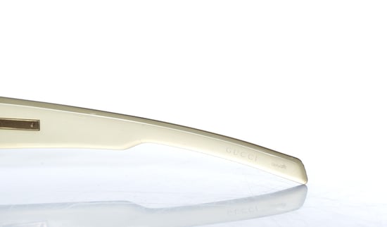 Gucci, Oliver green vintage shield sunglasses - Image 6