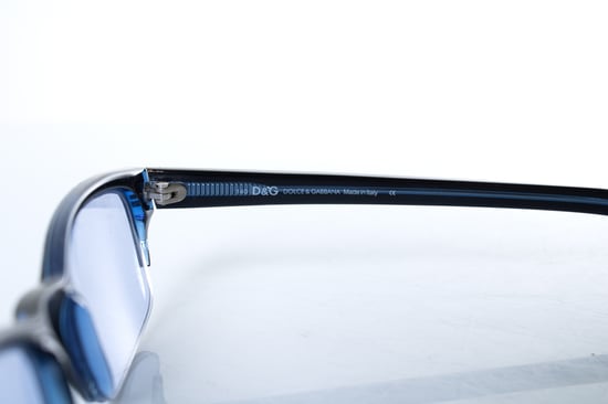 Dolce & Gabbana, Vintage blauwe zonnebril - Image 6