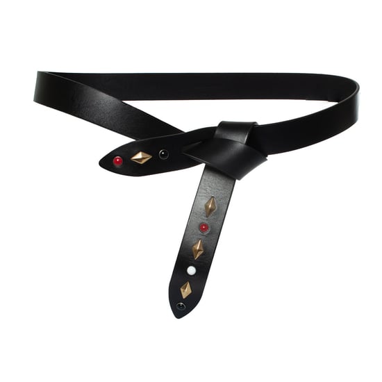 Isabel Marant Lecce leren riem met stenen - Image 1