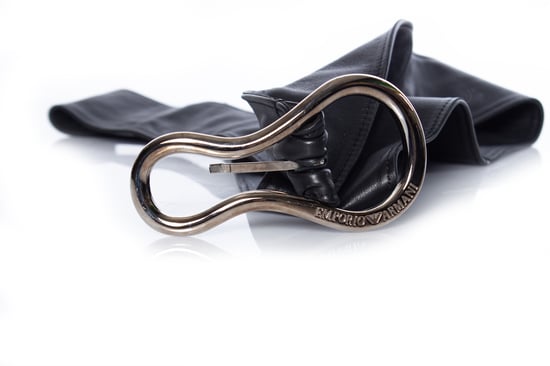 Emporio Armani, Calf leather waist belt - Image 5