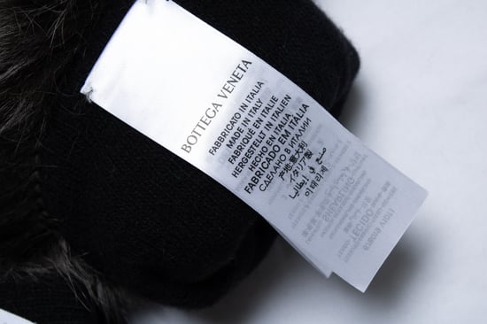 Bottega Veneta, grijze handschoenen van schapenvacht - Image 4