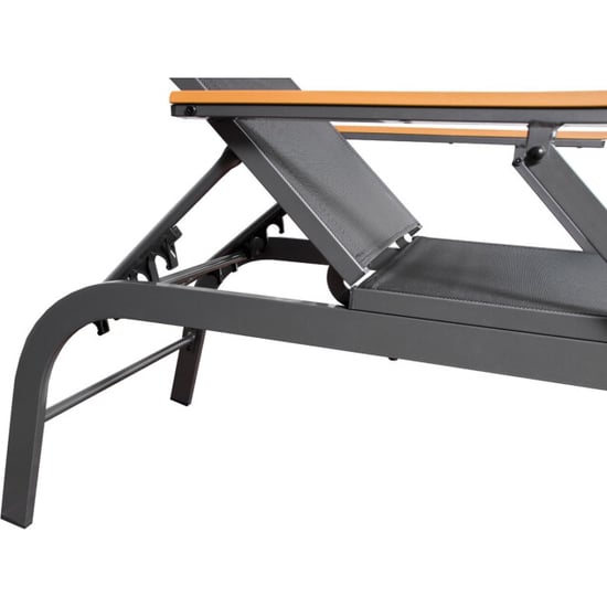 SenS-Line hawaii ligbed verstelbaar antraciet naturel 195cm - Image 3