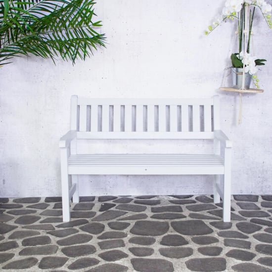 SenS-Line bordeaux tuinbank 126cm 2-zits - - Image 3