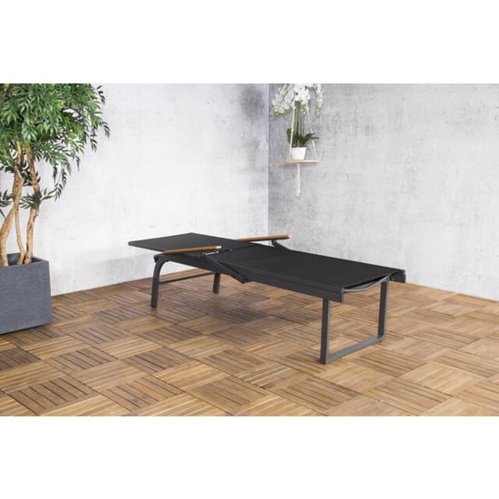 SenS-Line hawaii ligbed verstelbaar antraciet naturel 195cm - Image 4