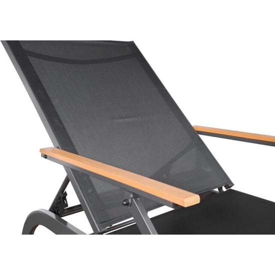 SenS-Line hawaii ligbed verstelbaar antraciet naturel 195cm - Image 5