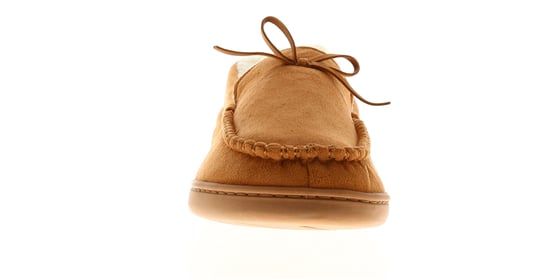 Mens Moccasin Full Slippers Faux Fur Sammy tan - Image 3