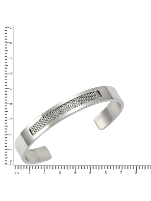 Zeeme Stainless Steel Bangle Stainless steel 10mm wide - Image 2