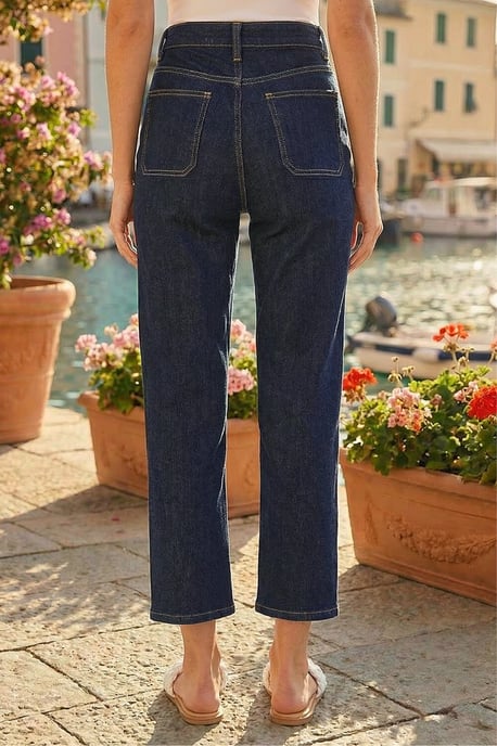 Cotton Ankle Grazer Stretch Jean - Image 3