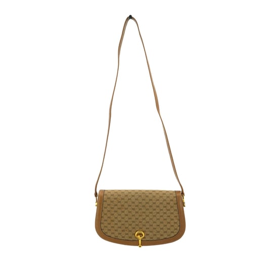 Gucci Vintage Stoffen Schoudertas Horsebit - Image 1