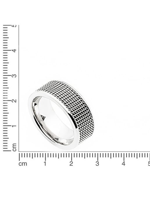 Zeeme Stainless Steel Ring Stainless steel gloss - Image 1