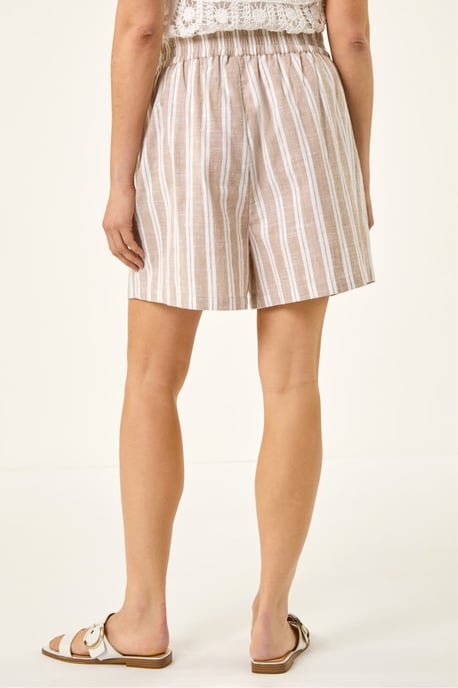 Stripe Tab Button Shorts - Image 3