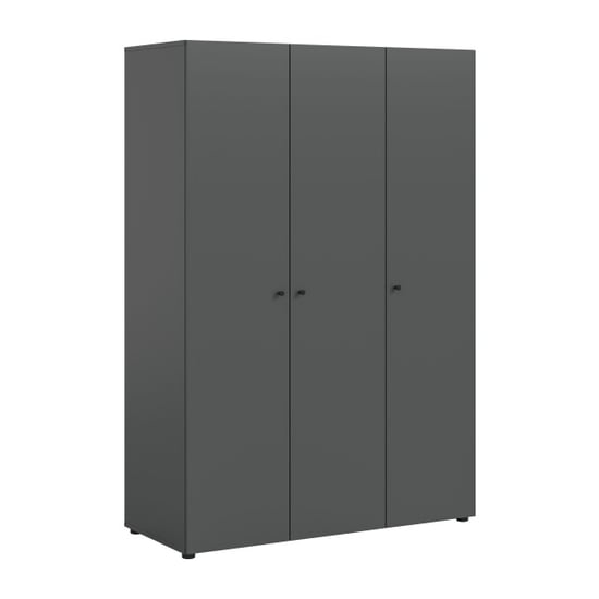 Furnilux Moderne 3-deurs kledingkast in ruime opbergoplossing met schap en - Image 1