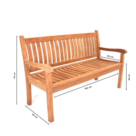 SenS-Line sipora tuinbank 150cm 2,5-zits - - Image 3