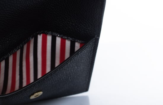 Thom Browne, kuvertväska i läder med plånbok och mönster - Image 5