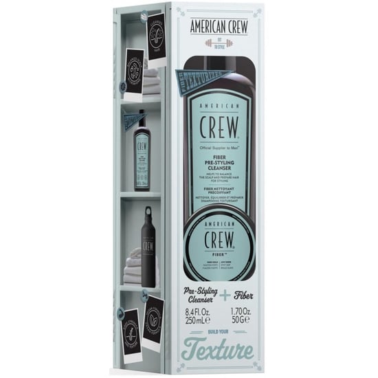 American Crew Fiber Gift Set Pre Styling Cleanser + Fiber - Image 1