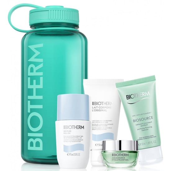Biotherm Set: Deo Pure Deodorant Roll On 75ml + Lait Corporel Body Milk 50ml + Cleanser 50ml + Aquasource Hyalu Plump Gel 15ml - Image 1