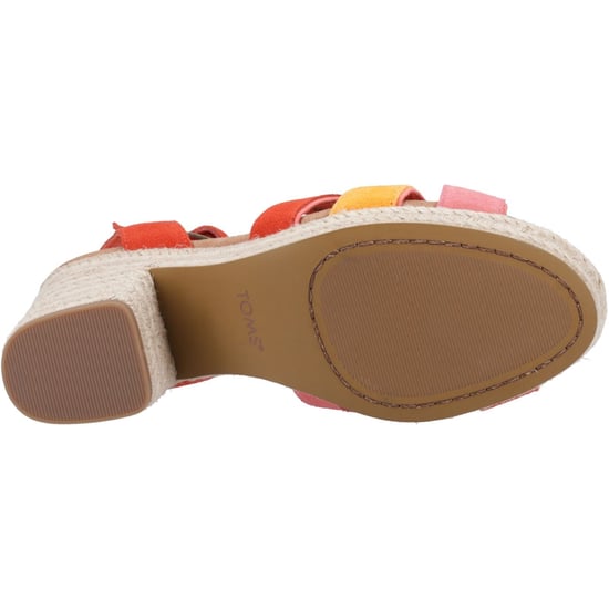 TOMS Majorca Strappy Dames Sandalen Van Leer Met Vlammenprint - Image 3