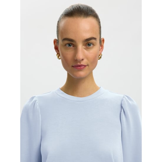 Selected Femme slwtenny 3/4 sweat top noos 16082379 cashmere blue - Image 2