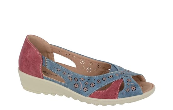 Boulevard Oriana Womens Peep Toe Sandals (Wide Fit) - Image 1