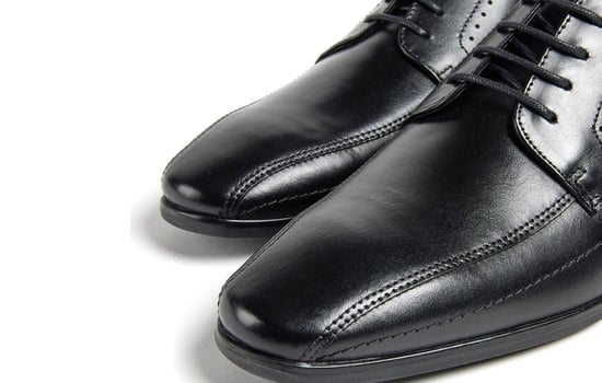 Pod Duke Mens Leather Derby Shoes - Image 4