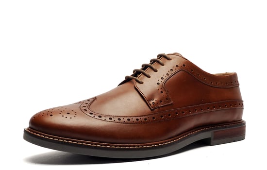 Ben Sherman Mens Leather Brogue Shoes (Sample) - Image 2