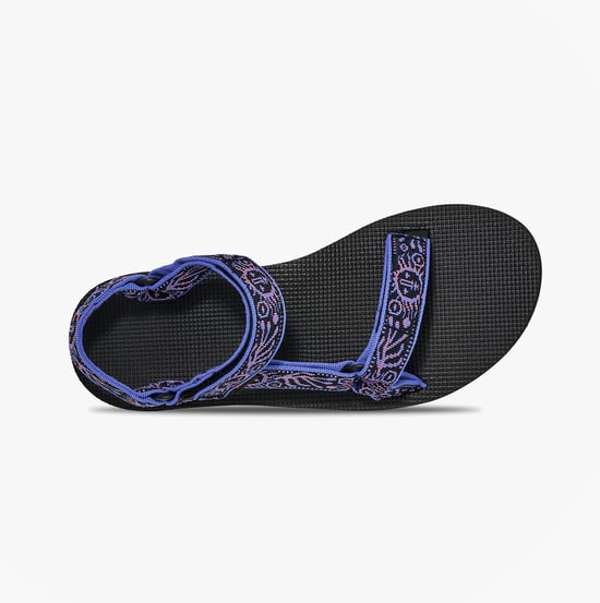 Teva Original Universal Womens Ankle Strap Sandals Windy Summer Dazzling Blue - Image 6