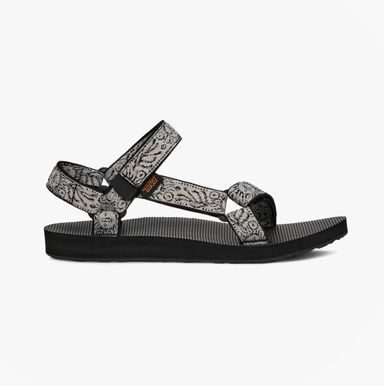 Teva Original Universal Womens Ankle Strap Sandals Windy Summer Black/ White - Image 1