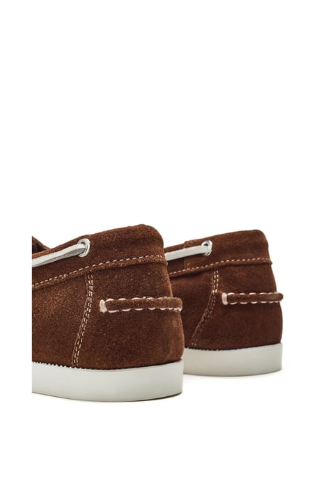 Eleesa Tan Boat Shoes - Image 3
