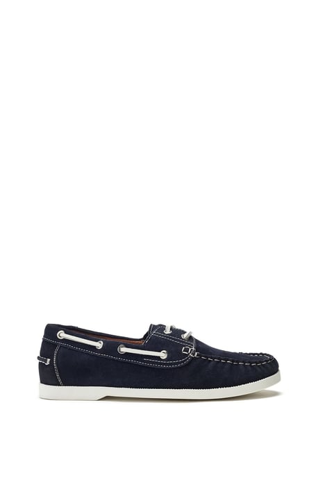 Eleesa Navy Boat Shoes - Image 1