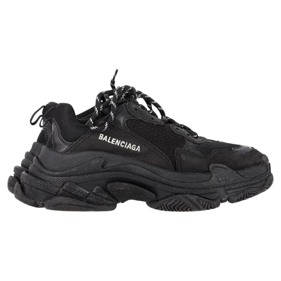 Balenciaga Triple S Sneakers in Black Polyester - Image 1