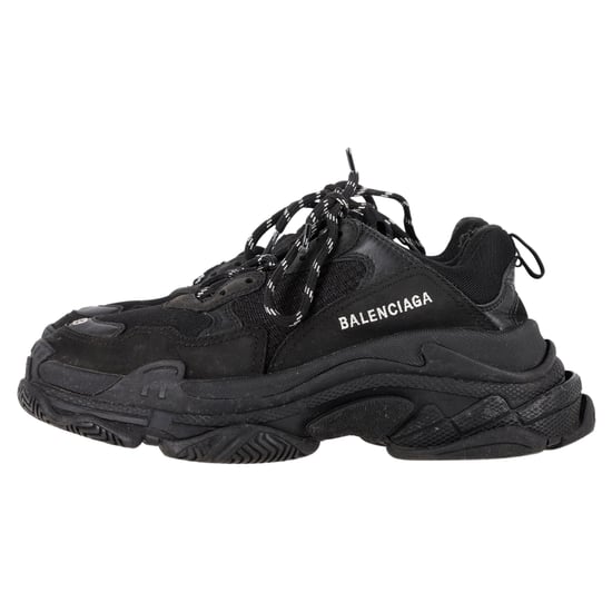 Balenciaga Triple S Sneakers in Black Polyester - Image 4