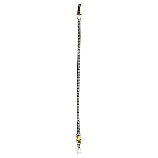 Swarovski Matrix tennisarmband in goudkleurig metaal - Image 2