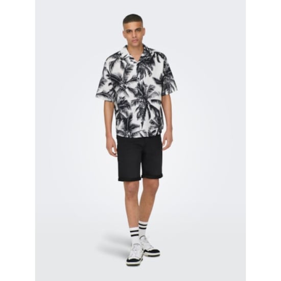 Only & Sons onsply reg blk jog sht pk 8581 22018581 denim - Image 6