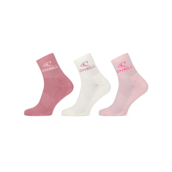 O'Neill Sportsokken unisex quarter 9-pack effen roze - Image 3