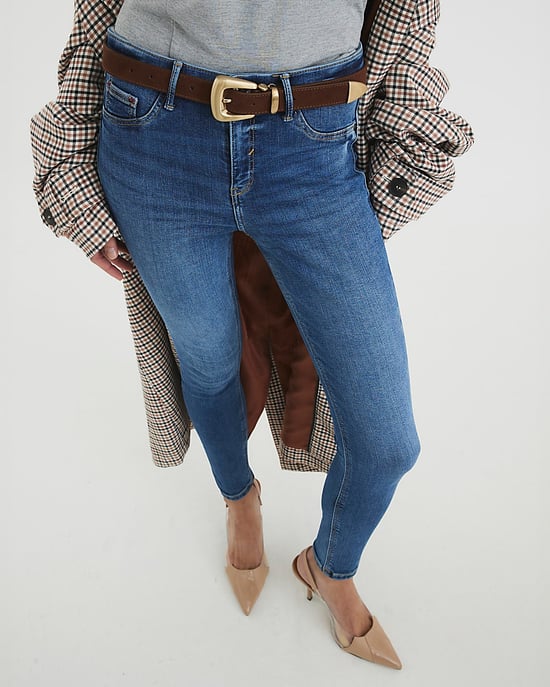 River Island Womens Skinny Jeans Blue Mid Rise Bum Sculpt - Image 4