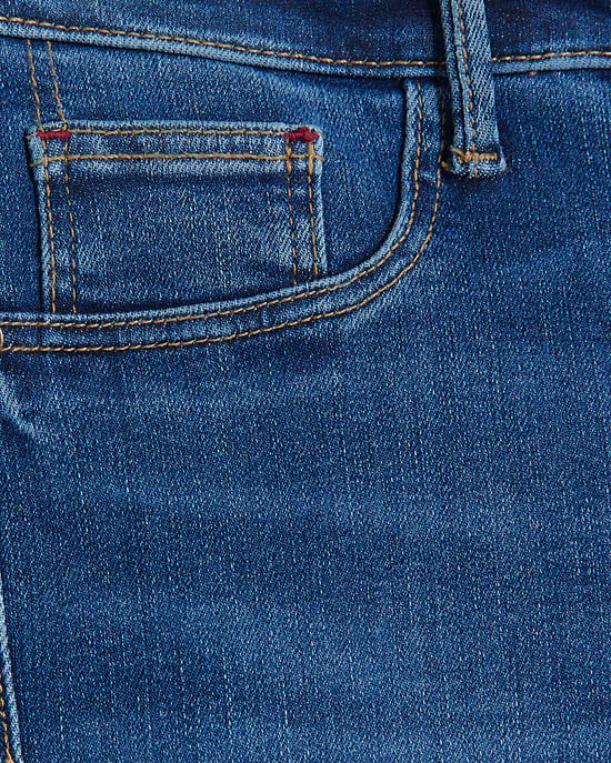 River Island Womens Skinny Jeans Blue Mid Rise Bum Sculpt - Image 5
