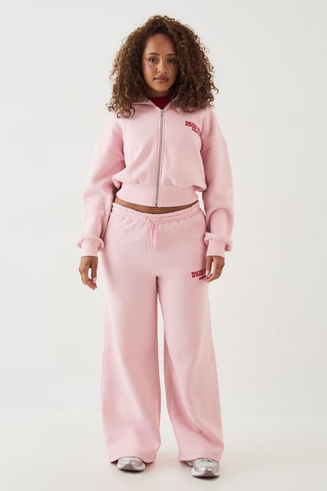 DSGN Studio Applique Boxy Crop Zip Through Hoodie - Image 5