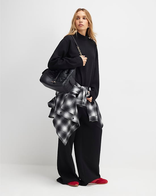 River Island Womens Top Black Funnel Neck - Image 3