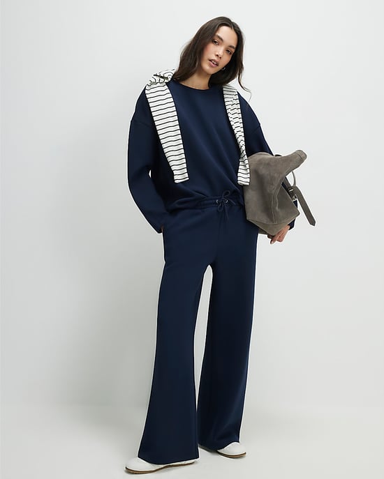 River Island Womens Top Navy Premium Twill Long Sleeve - Image 3