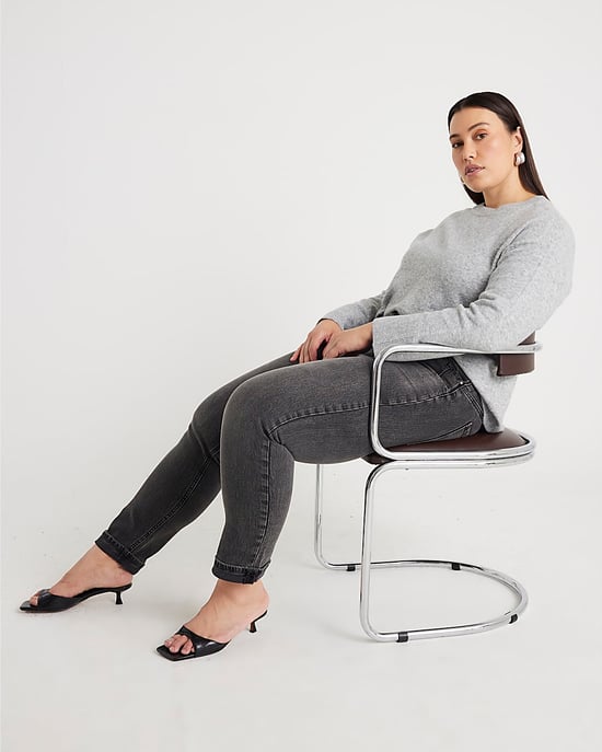 River Island Womens Mom Jeans Black High Rise Sculpt - Image 5