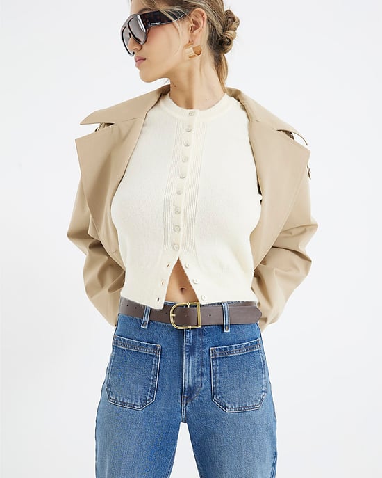 River Island Womens Wide Leg Jeans Blue High Waisted - Image 2