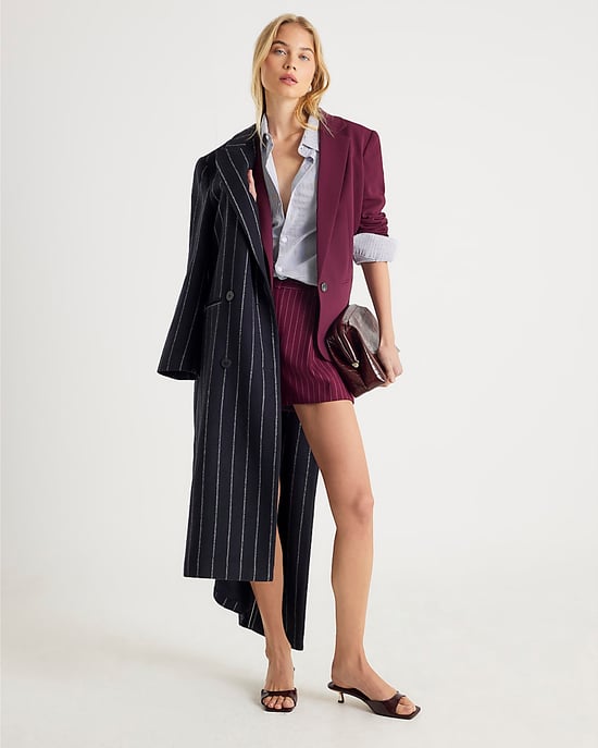 River Island Womens Blazer Red Edge To Edge Style - Image 2