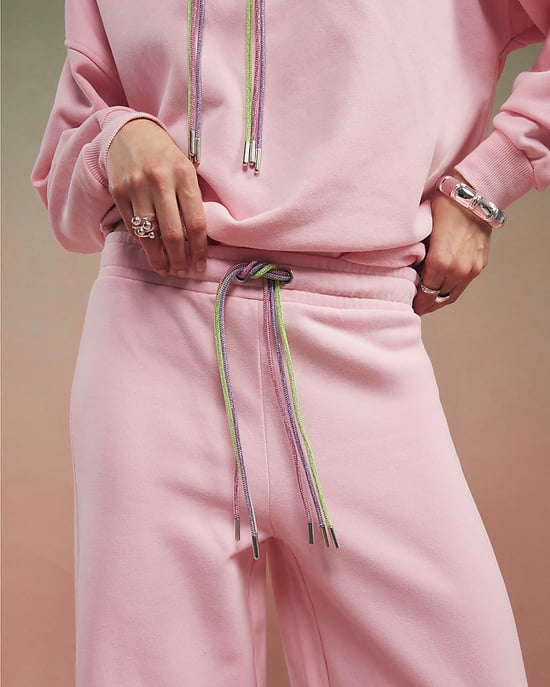 River Island Womens Joggers Pink Year Zero Embellished Cord - Image 3